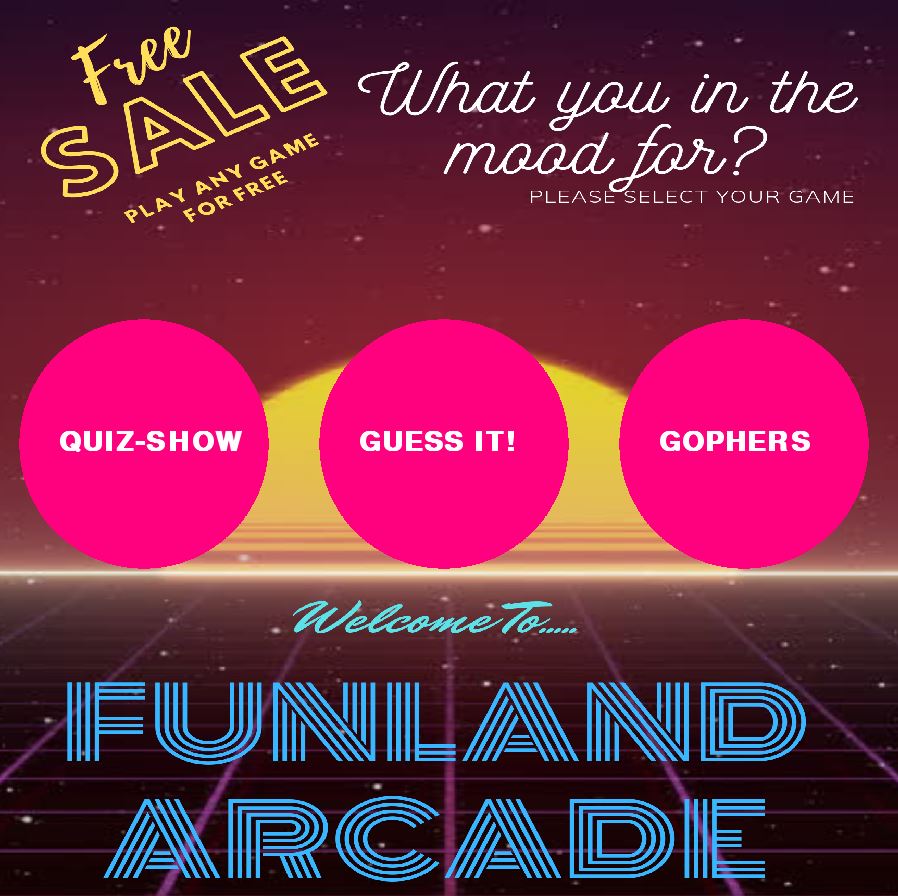 Arcade Games Emulator Homepage Picture